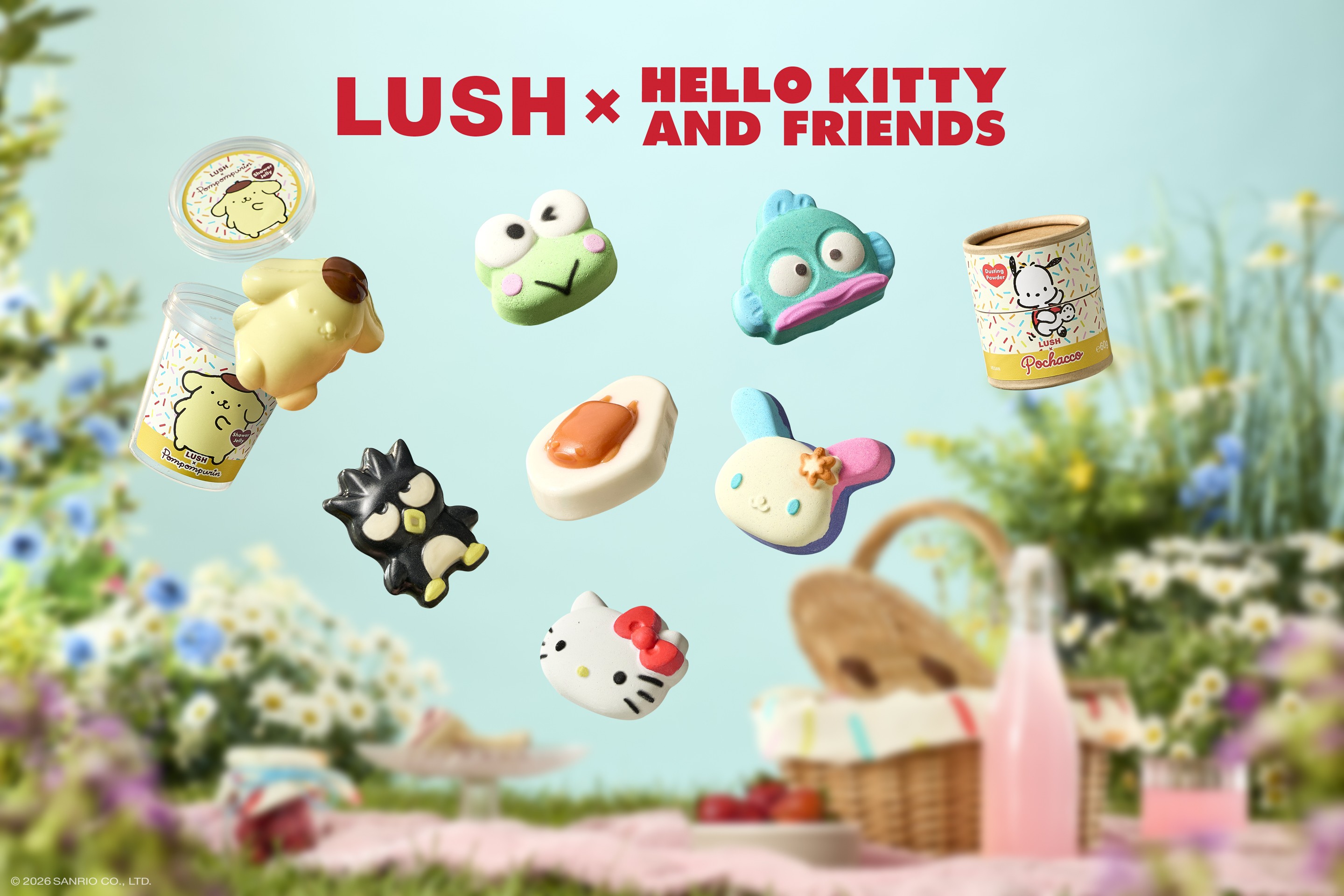 Lush x Hello Kitty and Friends